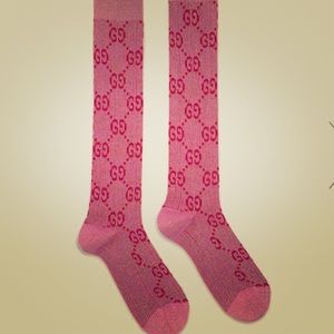 Pink Gucci Socks.